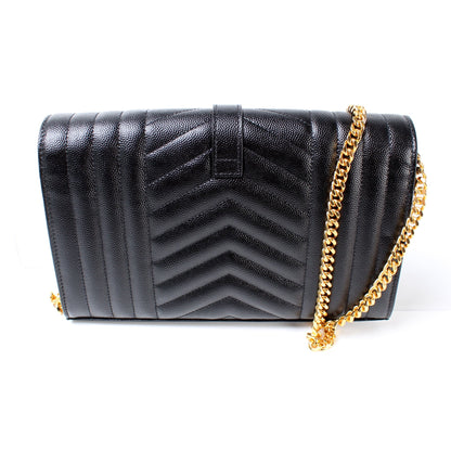 Chain Wallet Mix Matelasse