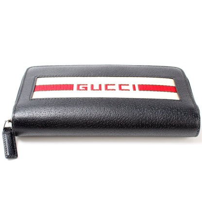 459138 Logo Zip Around Wallet Leather lbcase