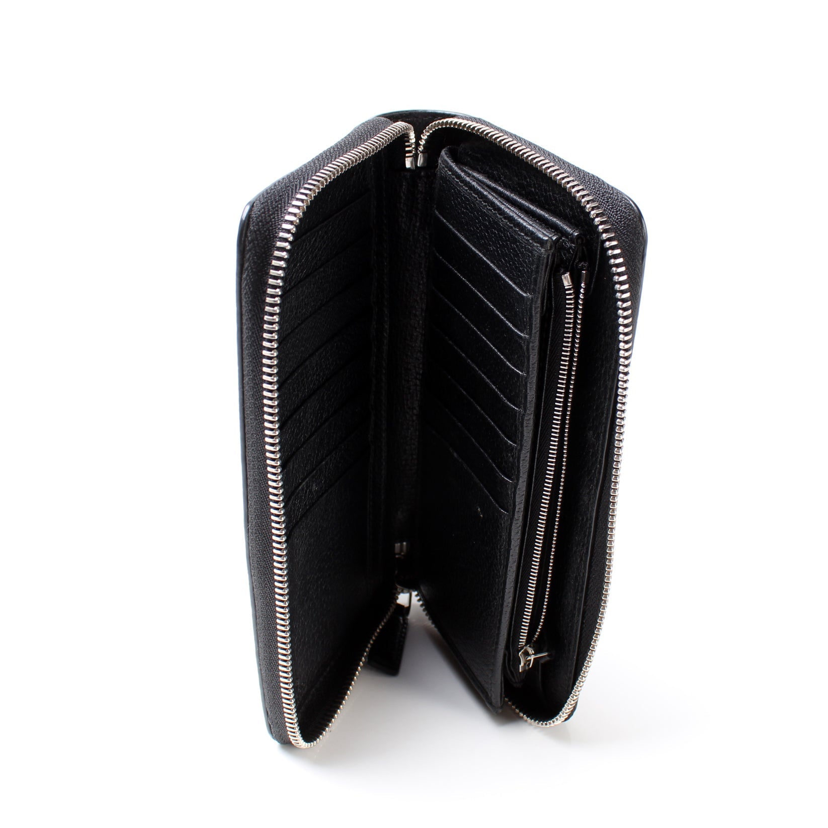 459138 Logo Zip Around Wallet Leather lbcase