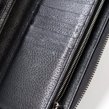 459138 Logo Zip Around Wallet Leather lbcase