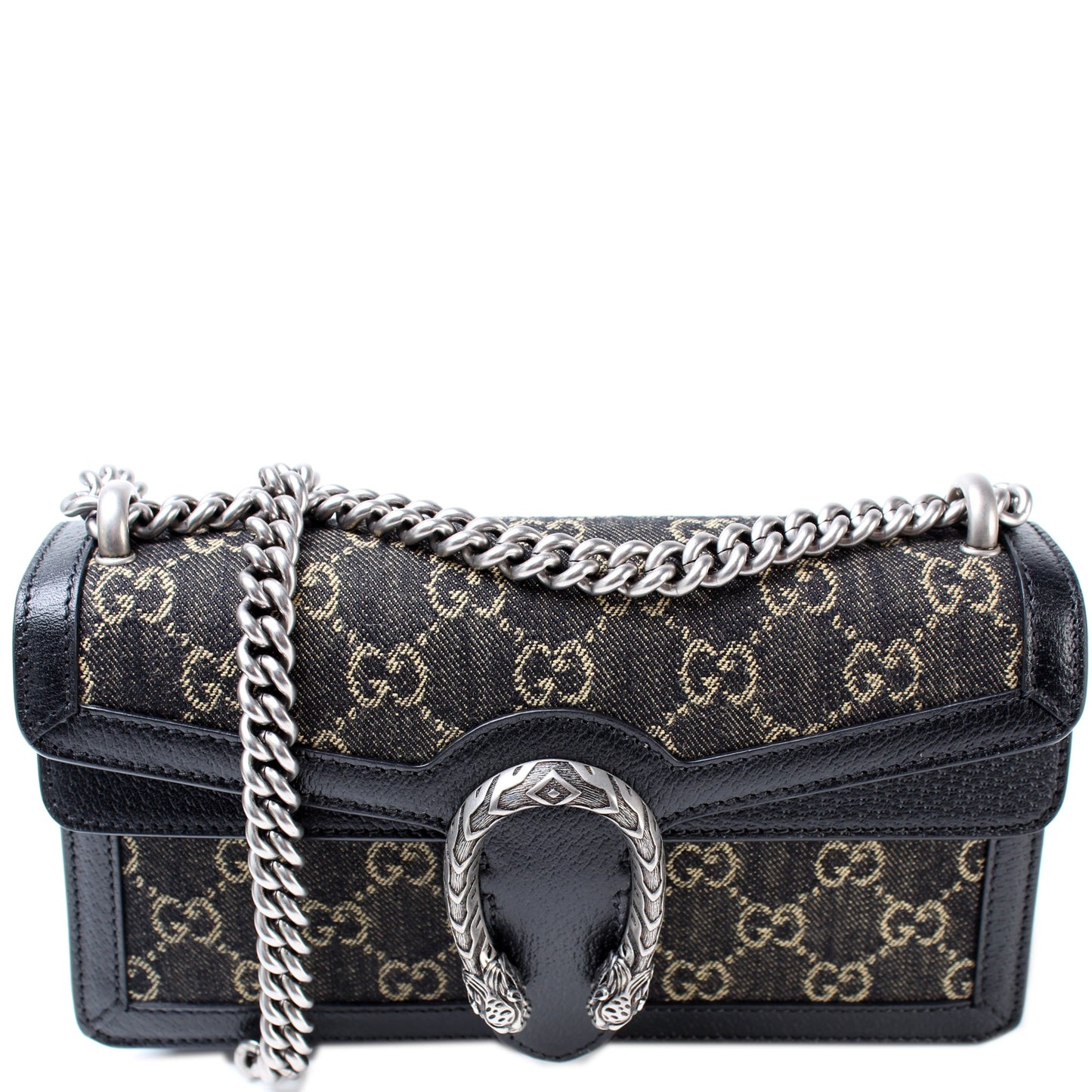 499623 Dionysus Small GG Denim lbcase