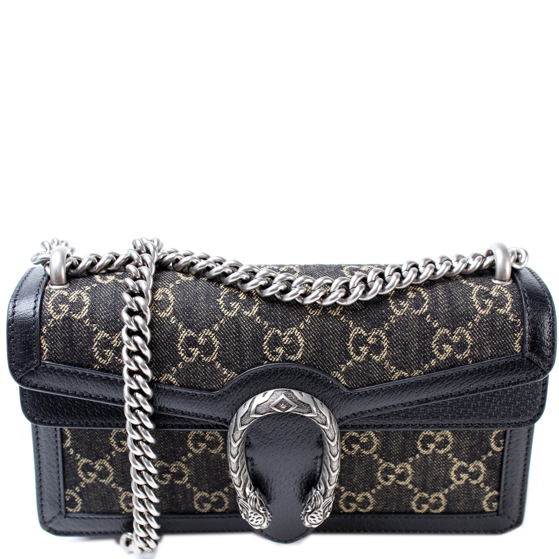 499623 Dionysus Small GG Denim lbcase