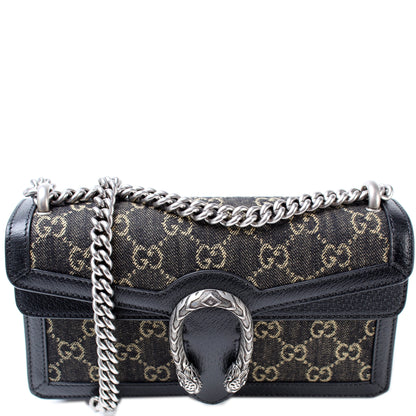 499623 Dionysus Small GG Denim lbcase