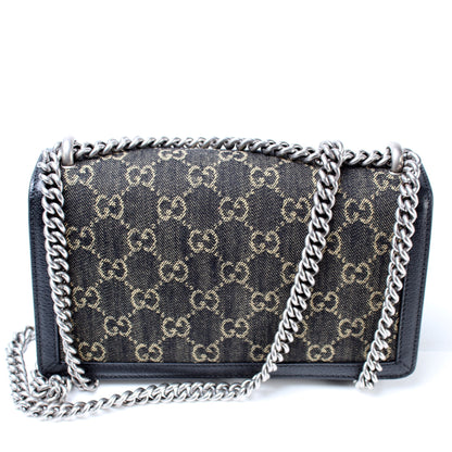 499623 Dionysus Small GG Denim lbcase