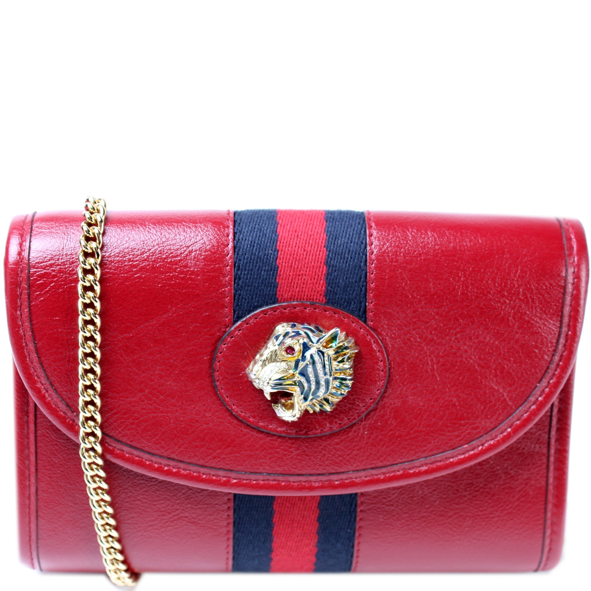 573797 Rajah Web Mini Bag Leather lbcase