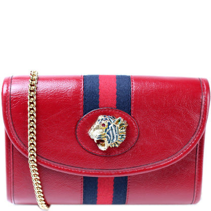 573797 Rajah Web Mini Bag Leather lbcase