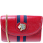 573797 Rajah Web Mini Bag Leather lbcase