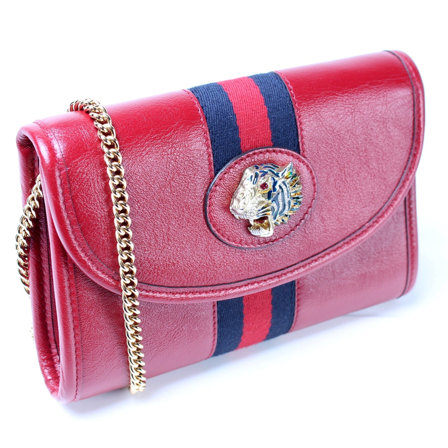 573797 Rajah Web Mini Bag Leather lbcase