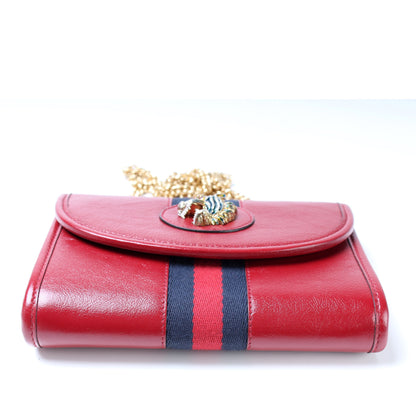 573797 Rajah Web Mini Bag Leather lbcase