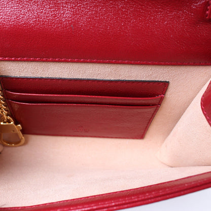 573797 Rajah Web Mini Bag Leather lbcase