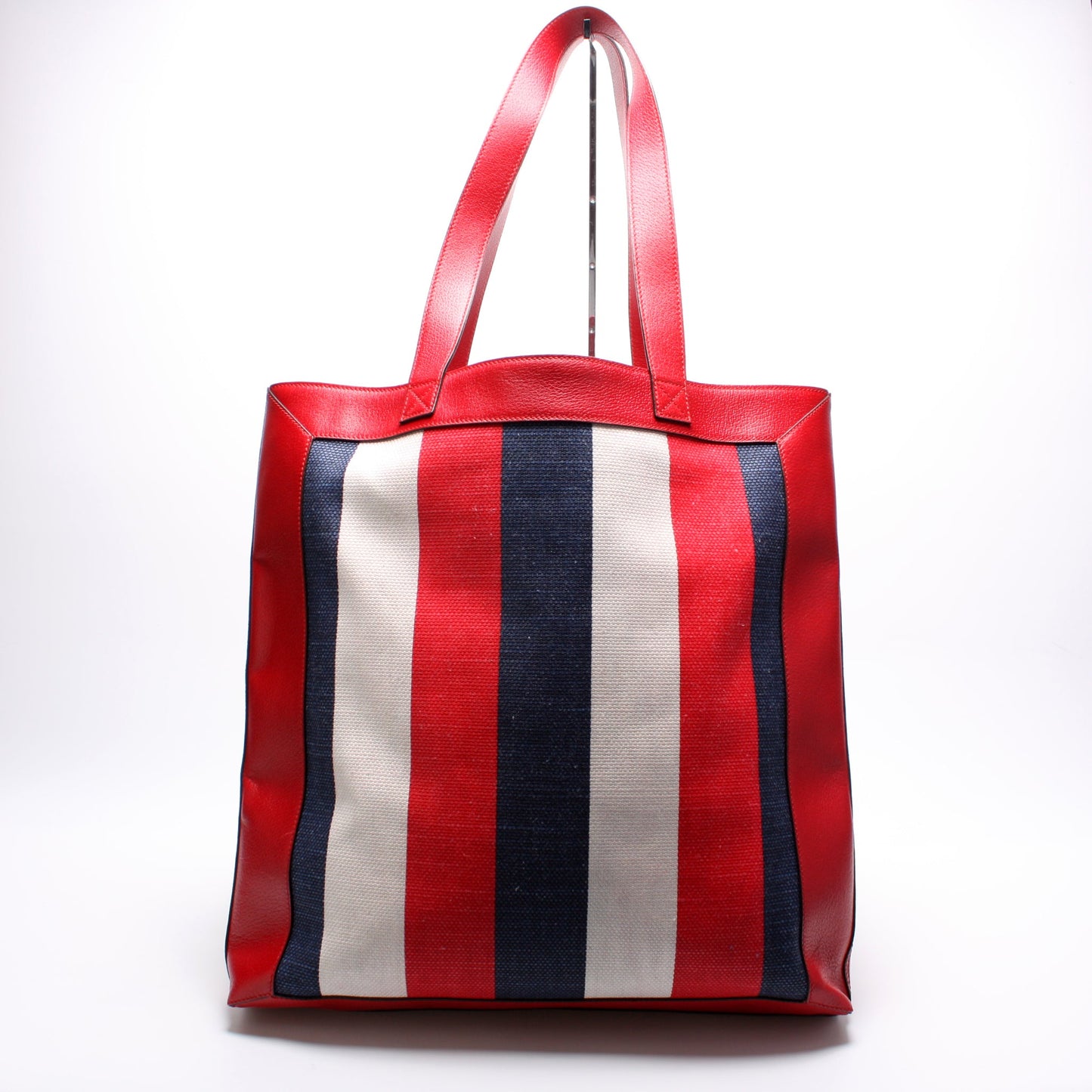 523781 Logo Striped Tote lbcase