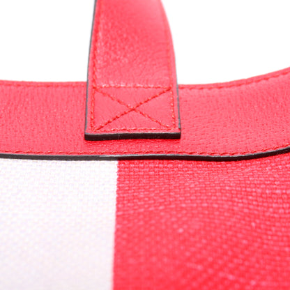 523781 Logo Striped Tote lbcase