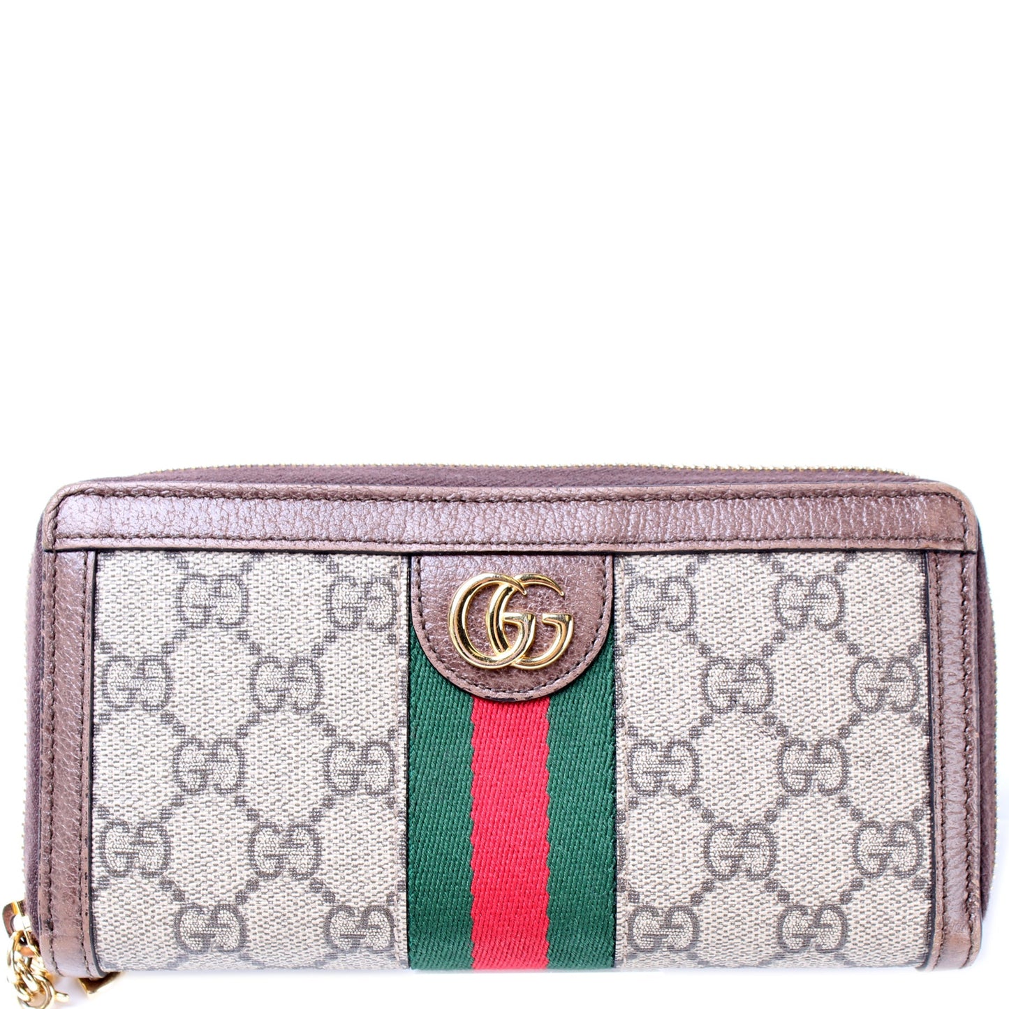 523154 GG Supreme Ophidia Zip Wallet lbcase