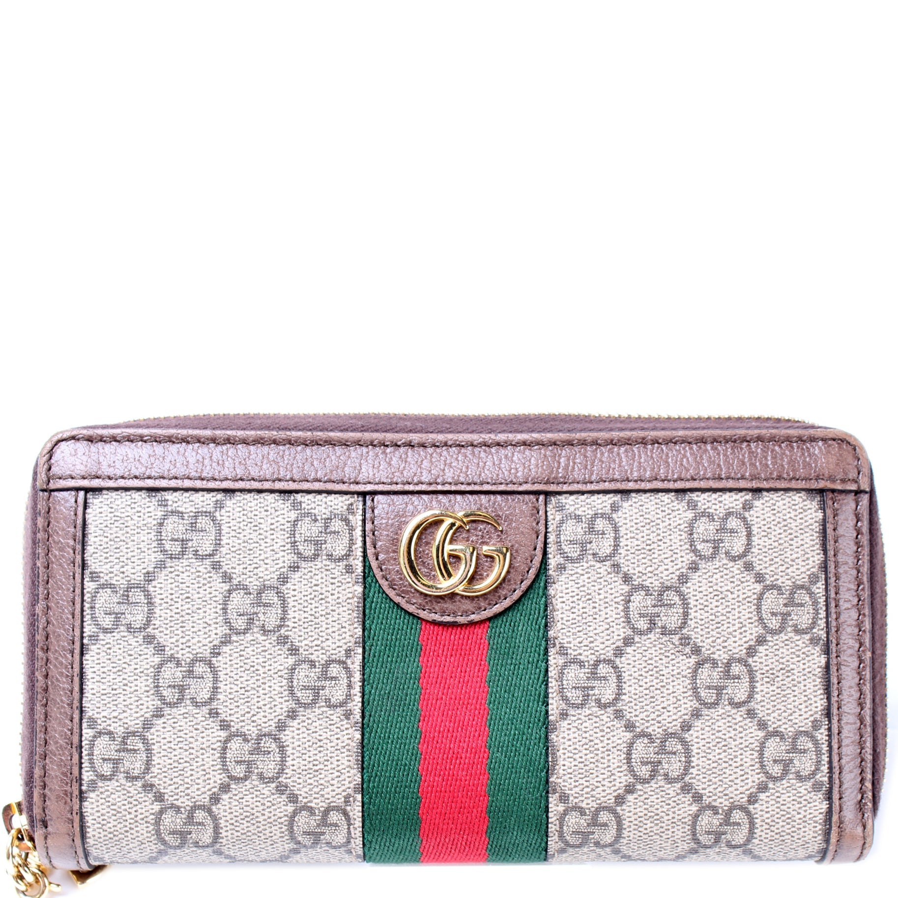 523154 GG Supreme Ophidia Zip Wallet lbcase