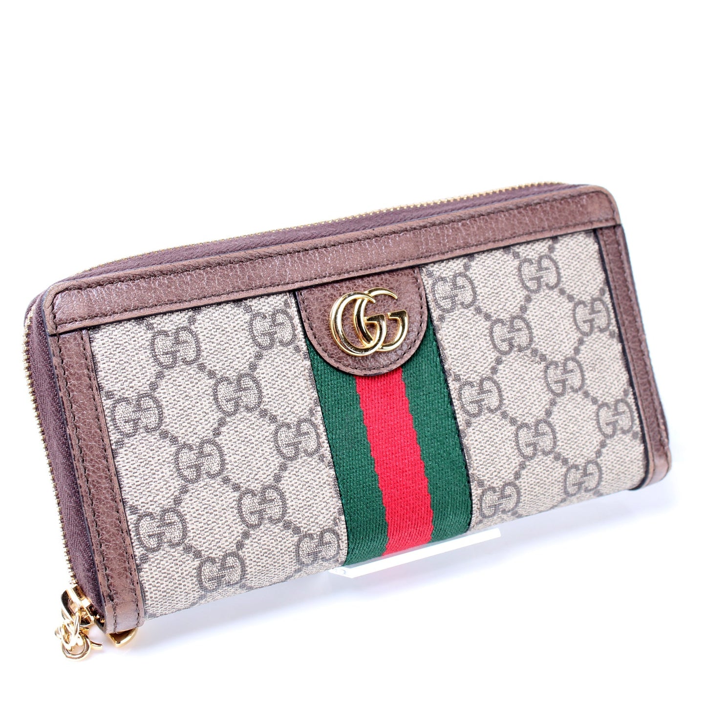 523154 GG Supreme Ophidia Zip Wallet lbcase