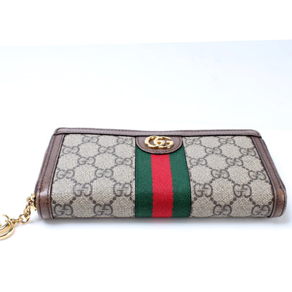 523154 GG Supreme Ophidia Zip Wallet lbcase