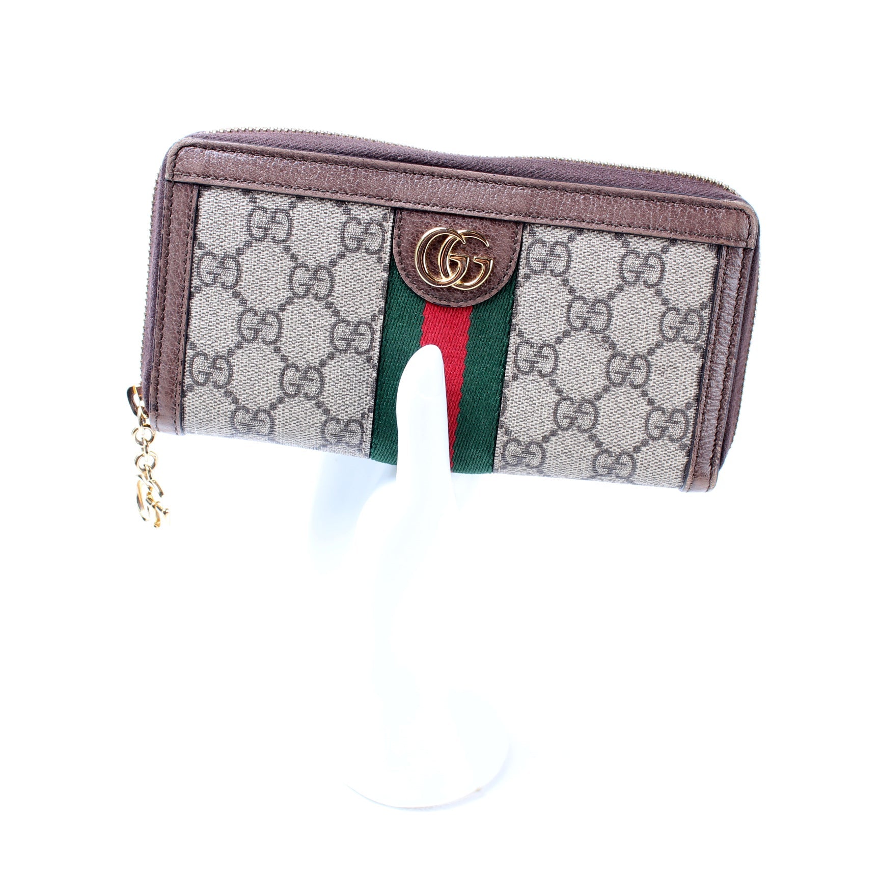 523154 GG Supreme Ophidia Zip Wallet lbcase