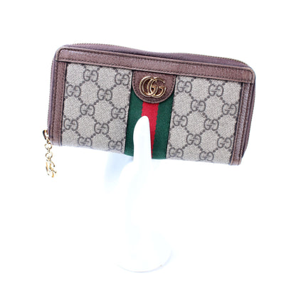 523154 GG Supreme Ophidia Zip Wallet lbcase