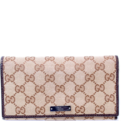 244946 GG Canvas Long Wallet lbcase