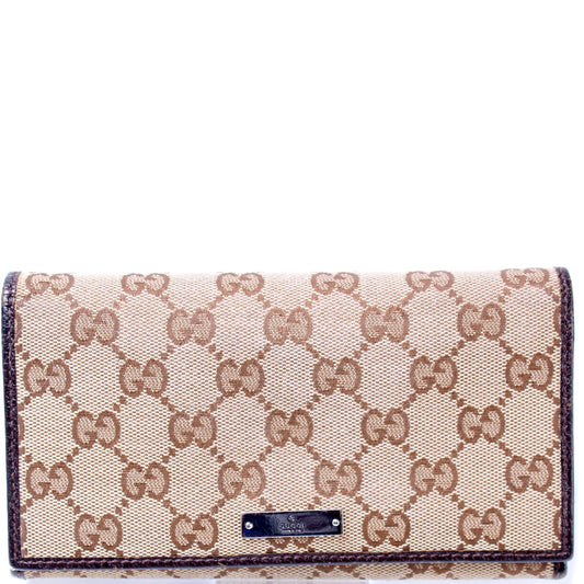 244946 GG Canvas Long Wallet lbcase