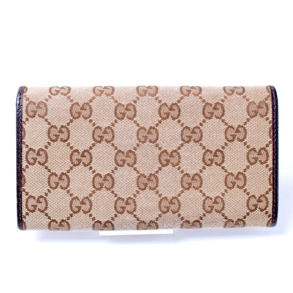 244946 GG Canvas Long Wallet lbcase