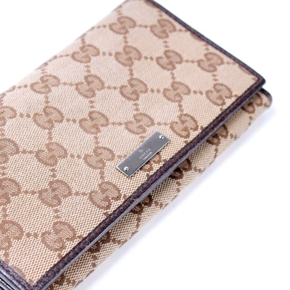 244946 GG Canvas Long Wallet lbcase