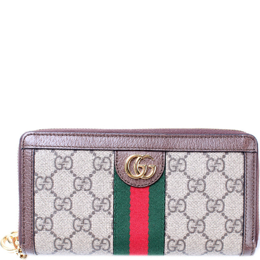 523154 GG Supreme Ophidia Zip Wallet lbcase