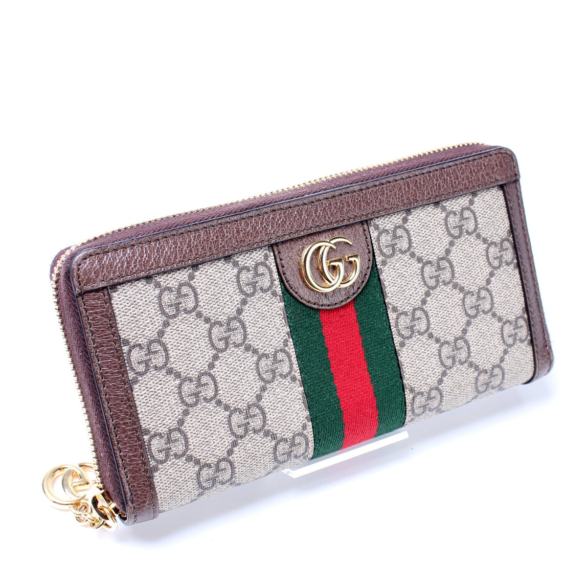 523154 GG Supreme Ophidia Zip Wallet lbcase