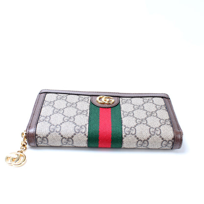 523154 GG Supreme Ophidia Zip Wallet lbcase
