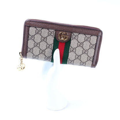 523154 GG Supreme Ophidia Zip Wallet lbcase