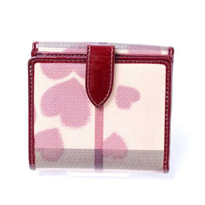 Nova Check Hearts Compact Wallet