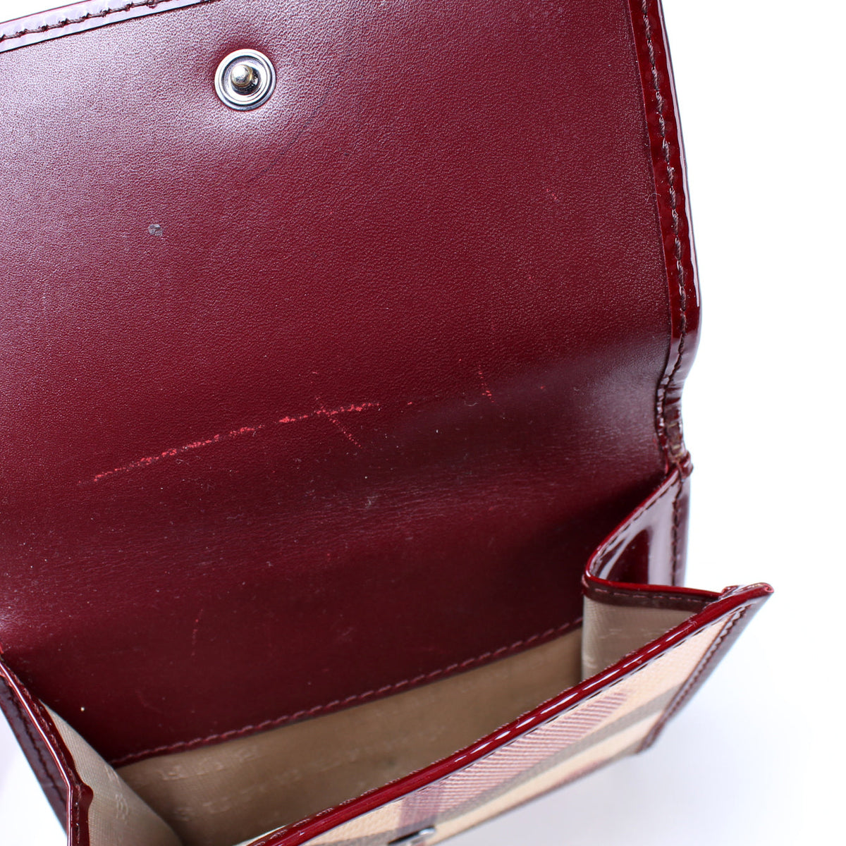 Nova Check Hearts Compact Wallet