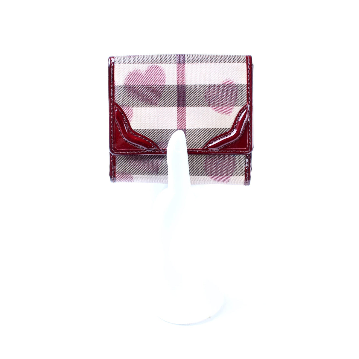 Nova Check Hearts Compact Wallet