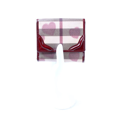 Nova Check Hearts Compact Wallet