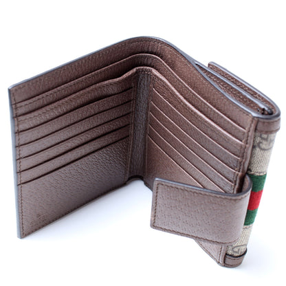 523173 Ophidia GG Supreme French Flap Wallet lbcase