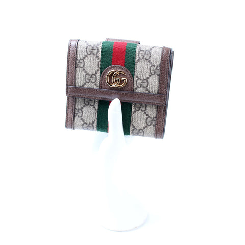 523173 Ophidia GG Supreme French Flap Wallet