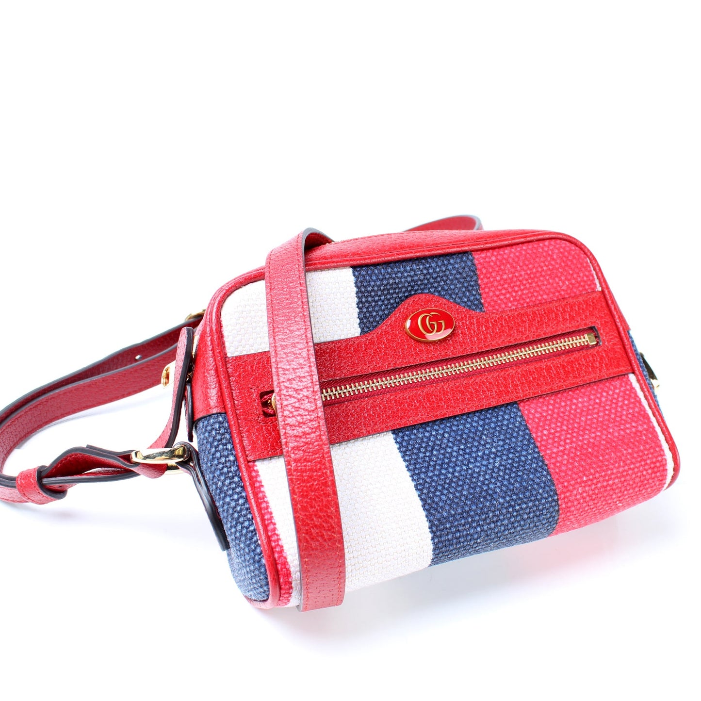 517350 Canvas Stripe Mini Ophidia lbcase