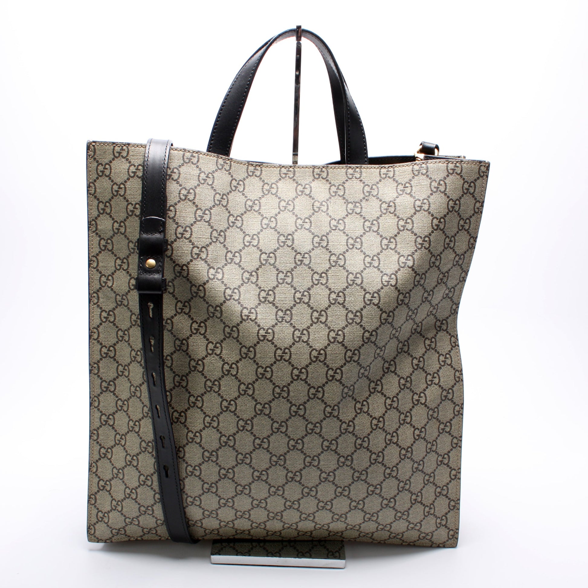 450950 Soft GG Supreme Vertical Tote Angry Cat Loved lbcase