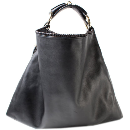 114900 Horsebit Leather Hobo lbcase