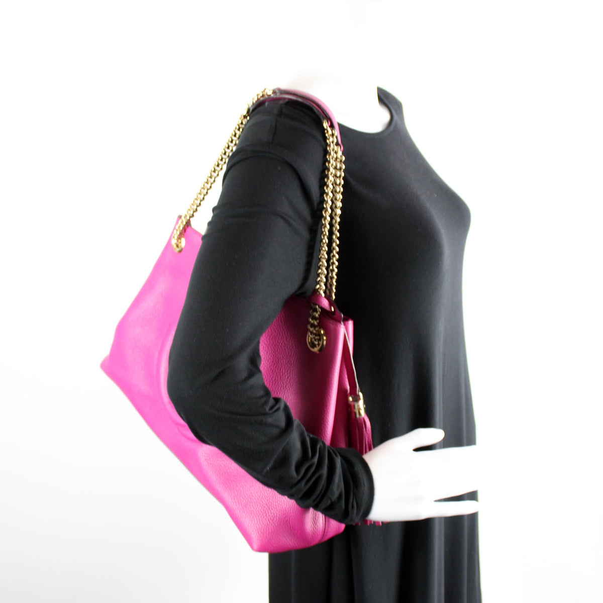 308982 Soho Leather Shoulder Medium lbcase