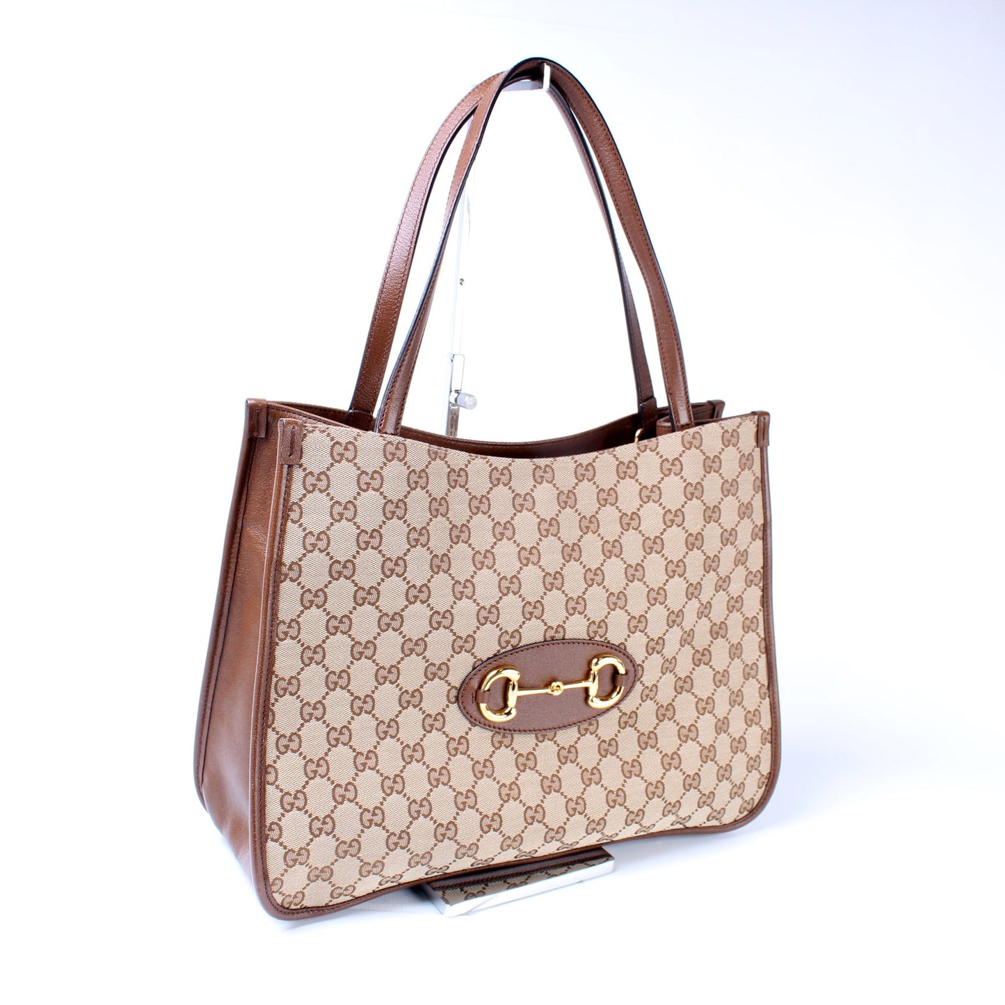 623694 1955 GG Canvas Horsebit Tote lbcase