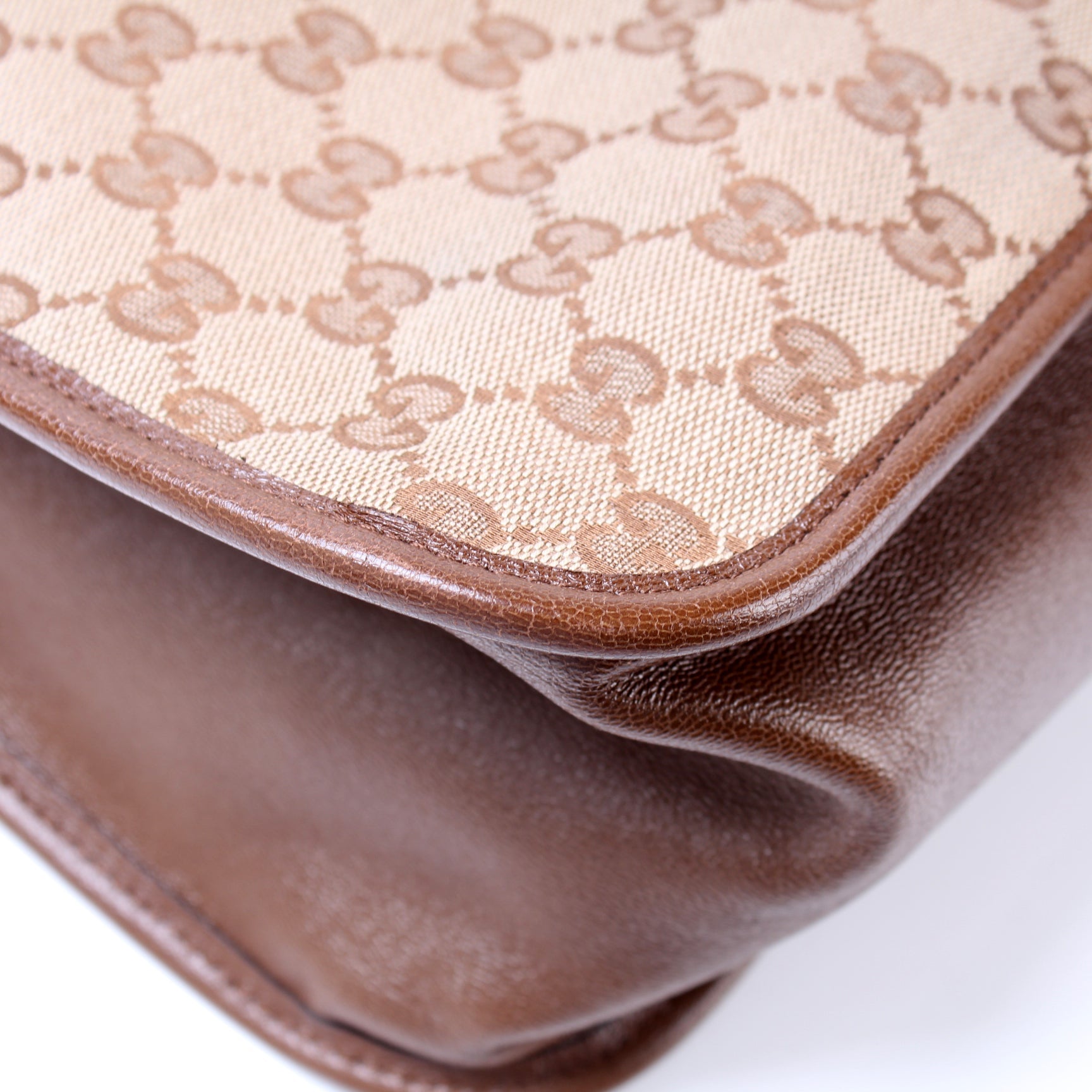 623694 1955 GG Canvas Horsebit Tote lbcase