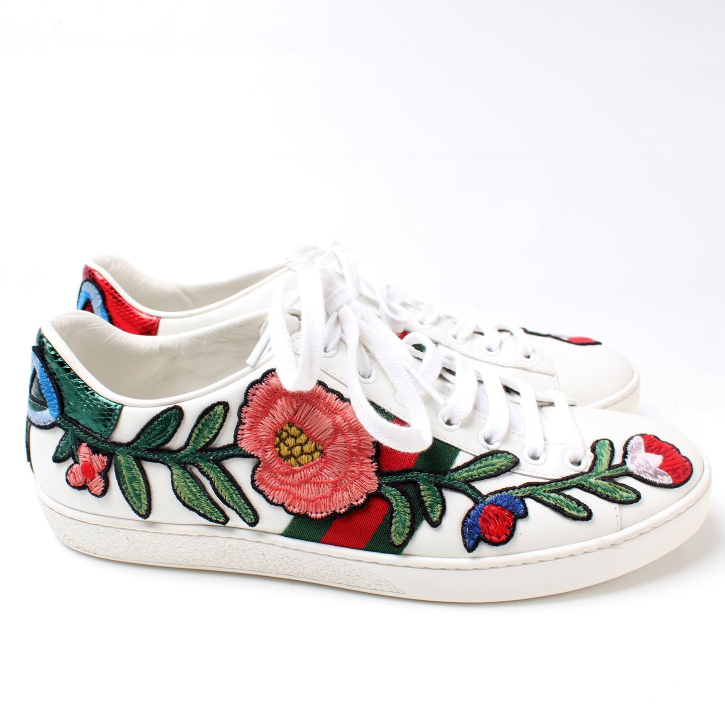 Ace Web Floral Sneakers Size 39.5 lbcase