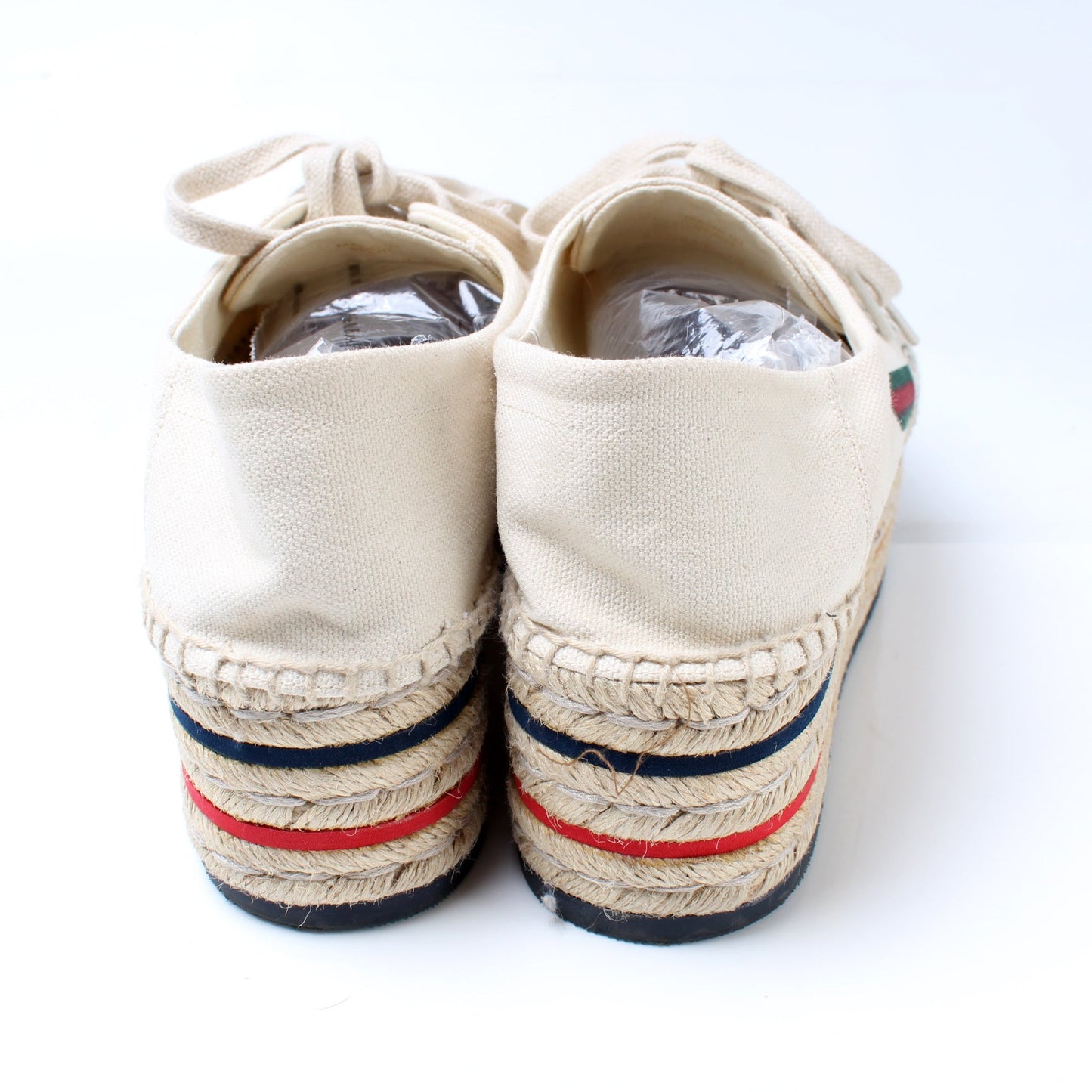 Logo Platform Espadrilles Size 38 lbcase