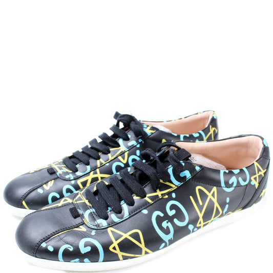 408527 Falacer Graffiti Sneakers Size 40.5 lbcase