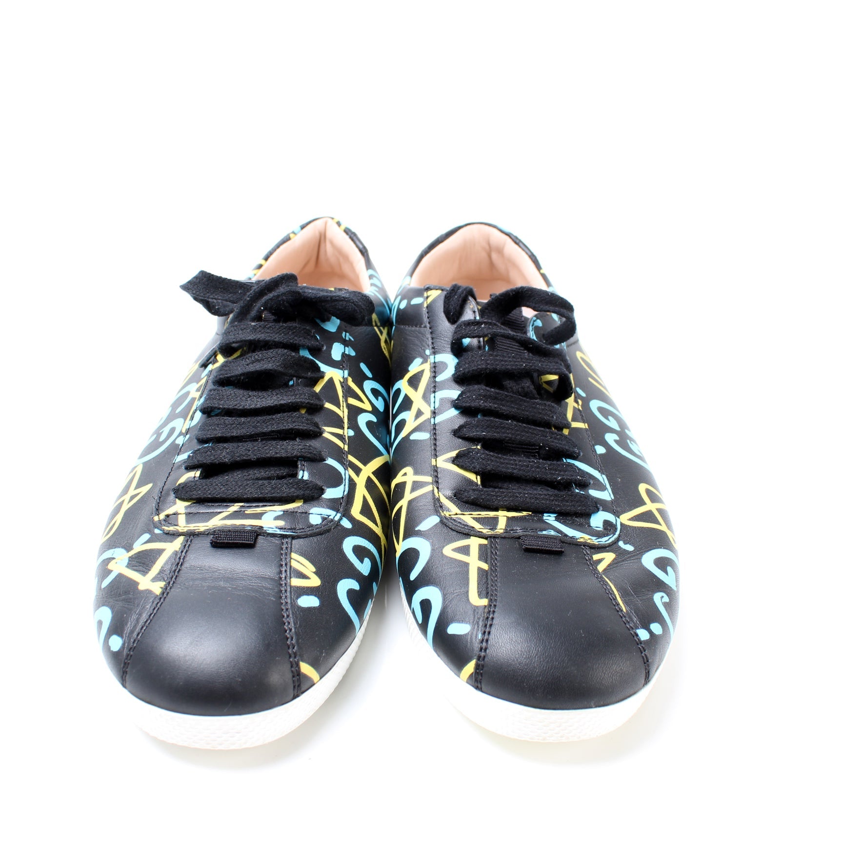 408527 Falacer Graffiti Sneakers Size 40.5 lbcase