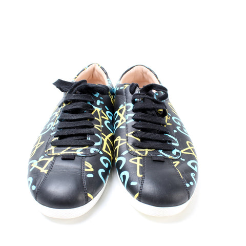 408527 Falacer Graffiti Sneakers Size 40.5