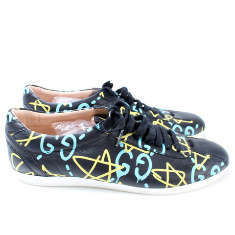 408527 Falacer Graffiti Sneakers Size 40.5