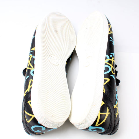408527 Falacer Graffiti Sneakers Size 40.5