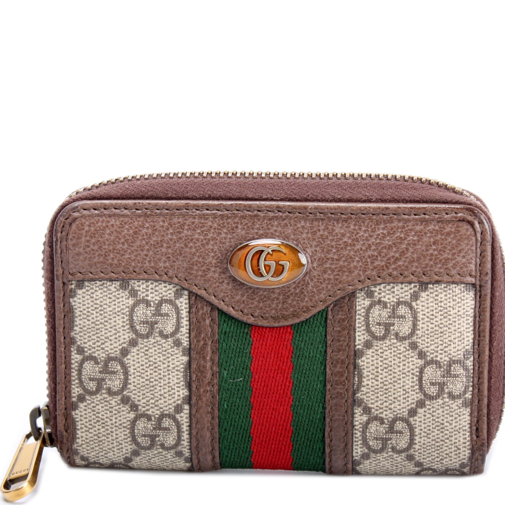 597613 GG Supreme Zip Around Card Case lbcase